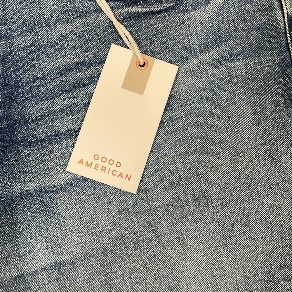 Good American Good Legs Crop Jeans Size 14 / 32 NWT NEW - Picture 9 of 13